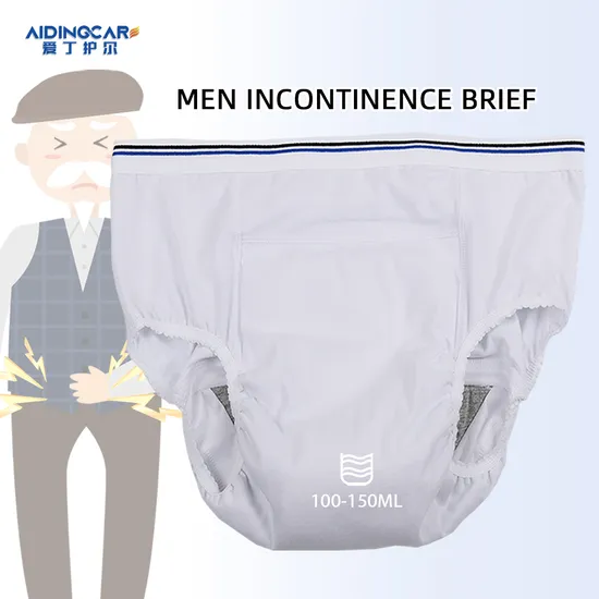 Wholesale Washable Men Briefs Adult Incontinence Underwear
