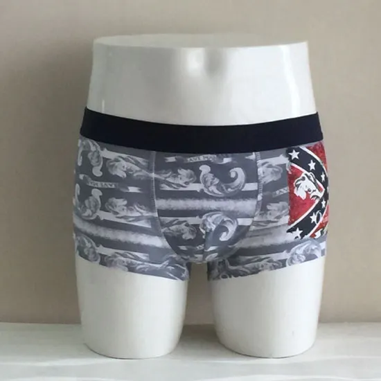 Best Price Cotton/Spandex Print Mens Boxer Briefs