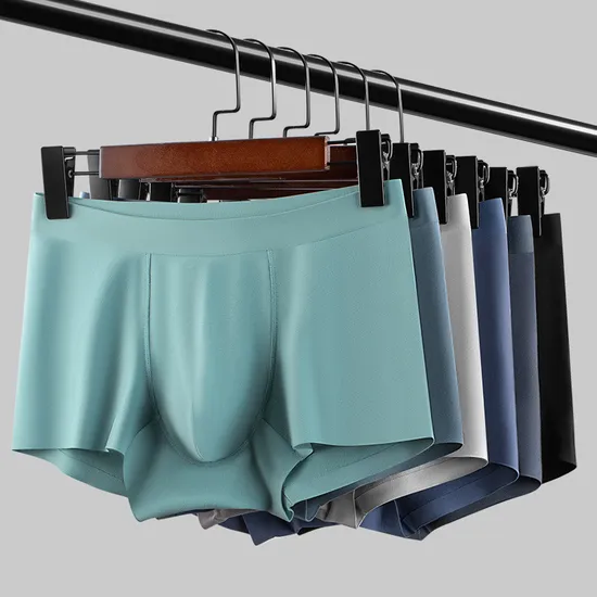 OEM/ODM Custom Logo Mens Cotton Underwear Shorts Briefs Breathable Boxers for Men