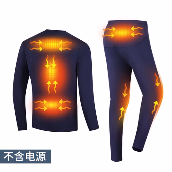OEM Base Layer Heated Long Thermal Underwear China 2022 Long Johns Customized FCC/CE/Ross Yarn Dyed S