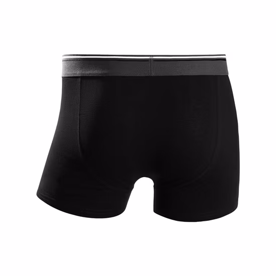 Mens Blue Silk Breathable Contrast Color Boxers Underwear Fit Briefs with Custom Logo (CW