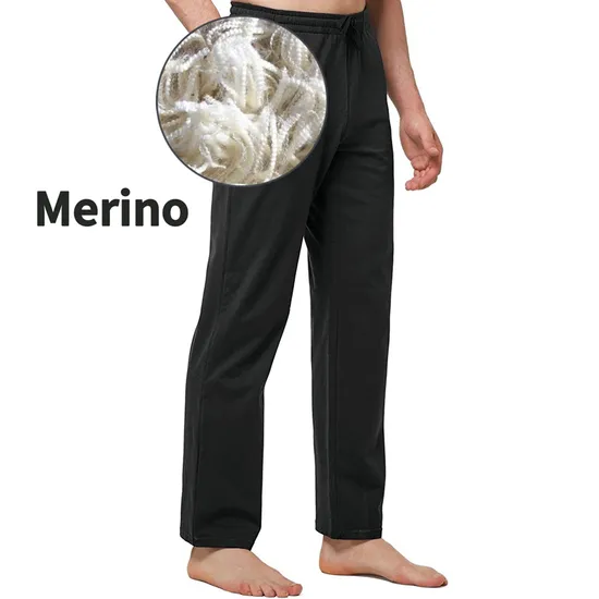 Mens Sports Wear Yoga Merino Wool Pant 