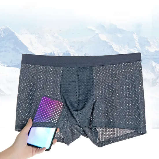 Custom Logo Underwear Mens High Quality Bamboo Boxers 